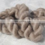 Fine price min quantity order 100% cashmere fiber tops brown