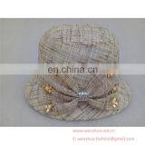 Wholesale Fashion Ladies Linum Equestrian Cap thumbnail-5