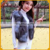2016 Genuine Fox Fur Waistcoat For Women Cheap Fur Vest
