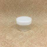 100g Empty Transparent Plastic PET Round Mask Jar With Silver Aluminum Cap thumbnail-4