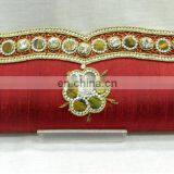 Vibrant Red Clutch Purse thumbnail-1