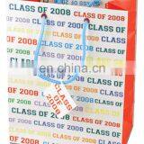 Custom Shopping Tote Bags Washable Kraft Brown Paper Bag thumbnail-4