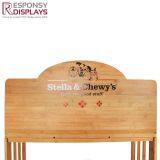 Hot Sale Customized 5 Layer Bamboo Floor Display Stand for Pet Products thumbnail-5