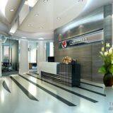 Indoor Aluminum Veneer Champagne Gold Lobby thumbnail-5