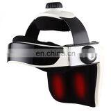 Homse Use Automatic Air Pressure Head Massage Helmet Dual Vibrating Electric Head Massager thumbnail-4