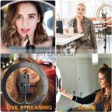 High Quality10 Inch 26 Selfie Ring Light Video Photography 3 Brightness Led Ring Light With Adjustable Tripod Stand thumbnail-7