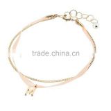 WL1111 Latest fashion jewelry custom letter charm bracelet