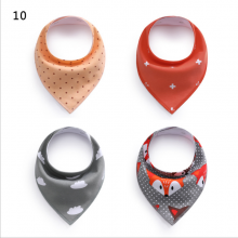 Saliva Towel Baby Bib Triangle Towel Mother and Baby Products thumbnail-3