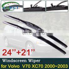 Car Wiper Blade for Volvo V70 XC70 2000 2001 2002 2003 Front Window Windscreen Windshield Wipers Blades Car Goods XCV 70 thumbnail-1