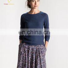 Ladies Cashmere Knit Pullover Sweater Fashion Design thumbnail-4