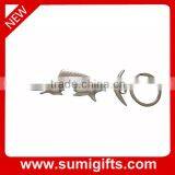 Promotional Custom Metal Bottle Openers Keychains With Fish Shape thumbnail-1
