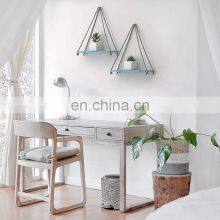 Indoor Small Flower Plant Organize Wall Solid Wooden Floating Shelf Bracket thumbnail-4