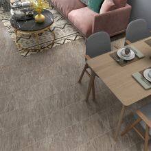 GKBM Greenpy MJ-S6012 Home Deco Fireproof Click Bright Chestnut Stone Composite SPC Flooring thumbnail-3