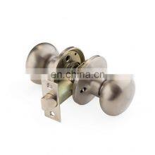Satin Stainless Steel Passager Two Round Ball Dummy Knob Tubular Door Lock thumbnail-5