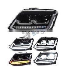 MAICTOP Car Accessories LED Lamps DRL Angel Eye Projector Front Head Light Headlight for Amarok Pickup 2012-2021 thumbnail-3