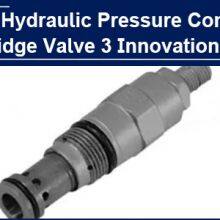AAK Hydraulic Pressure Control Cartridge Valve has 3 innovations, helped Joao solve the equipment vibration