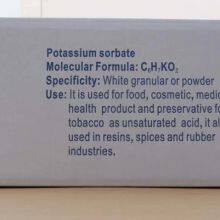 Pruity Food Grade Additive Ingredient Powder Preservative Potassium Sorbate Granular