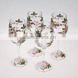 CE/EU/FDA/SGS/LFGB HIGH QUALITY CHRISTMAS DECORATION WINE GLASS DESIGNS thumbnail-2
