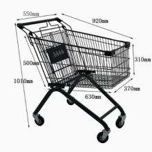 Premium German Stainless Steel Shopping Trolley for Easy Transport thumbnail-3