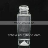 3oz 80ml Clear Square Pet Plastic Pump Bottle for Lotion Packaging thumbnail-5