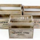 Wholesale Solid Wooden Food Box