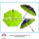 China Product Sell Hot Two Layer Straight Golf Strong Wind Umbrella