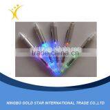 plastic promotional gift multi LED Light pen/plastic pen