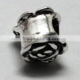 Pdora Jewelry Accessories, Rose Shape DIY Zinc Alloy Hanging and Slider Beads thumbnail-3