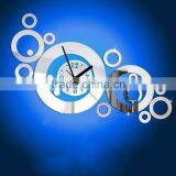 Alforever DIY Art Mirror Wall Clock for Home Decoration thumbnail-1