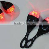 Factory Supply Battery Operated Waterproof Silicone Rubber Bike Light thumbnail-4