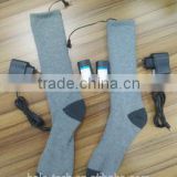 Manufacturer/Wholesale/Promotion CE/ROHS Durable heated socks with battery foot massage socks heated electric heated socks