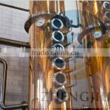 50L 100L 200L USA hot sales alcohol red copper distiller column without boiler