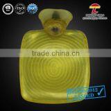 High Quality 500ml Pvc Hot Water Bottle Yellow Colour thumbnail-1