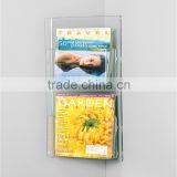 Transparent Acrylic Wall-mounted Book Holder in Home Clear Acrylic Book Holder