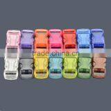 Paracord Accessories 3/8" Contoured, Side-Release Clear Transparent Buckle for Paracord Bracelet thumbnail-4