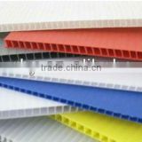 whtie color printing pp hollow board