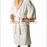 Wholesale Warm Soft Breathable Men's Terry Cloth Bathrobe thumbnail-1