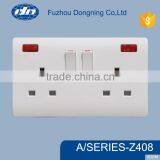 China Wholesale Factory Double 13A 5 PIN Multi-functional Switched Socket Z408