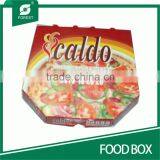 WHOLESALE CHEAP CORRUGATED PIZZA BOX WITH LITHO PRINTING thumbnail-6