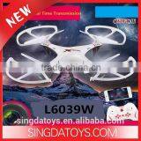 New Arriving!L6039W 2.4G 4CH 6 Axis Gyro RC Wifi Drone Explorers 3D Fly Aircraft HD Camera FPV Quadcopter With Light thumbnail-1
