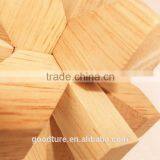 2015 Hot Sale Wooden IQ Intelligent PuzzleKongming Lock Brain Teaser Plum Blossom thumbnail-3
