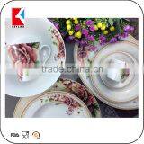 Bulk Item Elegant Flower Design 16pcs Porcelain Set Bavaria Porcelain Dinner Set thumbnail-2