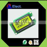 0802 Cob Lcd Module Display,yellow Green STN Lcd Screen