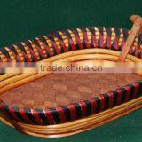 Cheap Wholesale Fruit Willow Basket With Handle