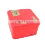 metal tea box, metal tea caddy, metal tea container