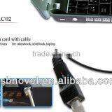 Blak High Speed 480Mbps USB2.0 Lan Card With Cable,with Led Light thumbnail-5