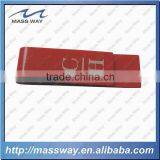 Custom Brass Red Color Flexibility Metal Money Clip
