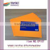 Zhejiang Factory a4 Bright Checkpoint Color Label Sticker Paper