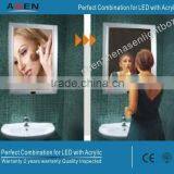 Washroom Advertising Magic Mirror Light Box