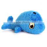 St blue fish toys for pet dog teether mini dolphins toys super soft cotton toys